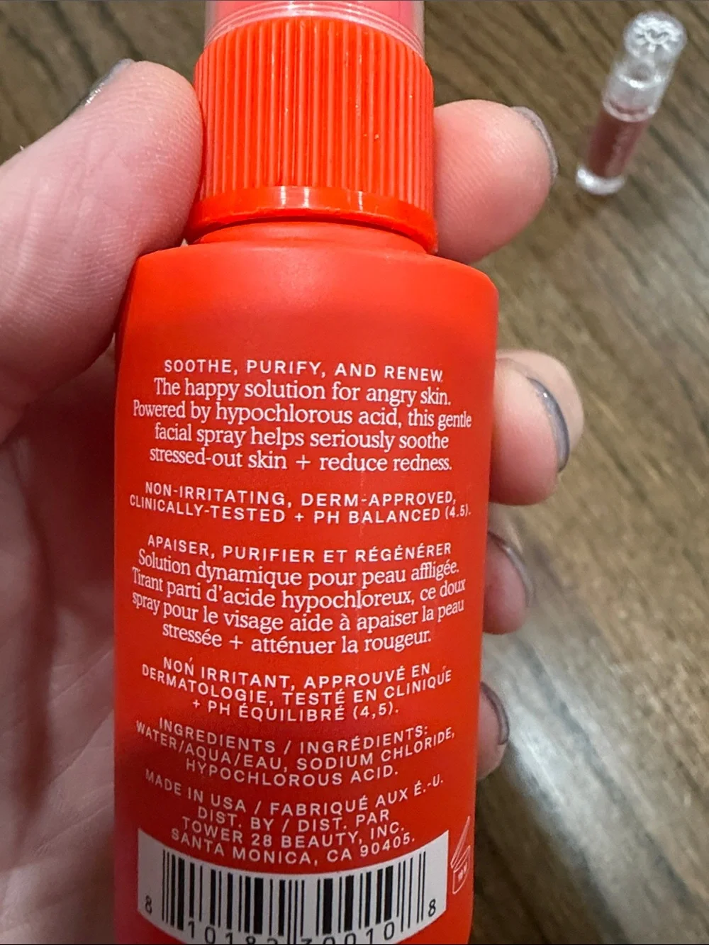 Tower 28 SOS Facial Spray & Lip Gloss Duo — Pistachio